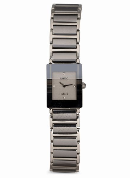 RADO : Jubile� in acciaio al quarzo, quadrante grigio Matte 22x18 mm  - Asta Watches - Associazione Nazionale - Case d'Asta italiane