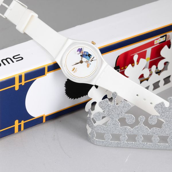 Swatch : Orologio Regina Elisabetta al quarzo, 30,5 mm  - Asta Watches - Associazione Nazionale - Case d'Asta italiane