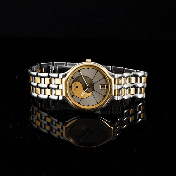 OMEGA : De Ville Yin & Yan acciaio e oro con datario ad ore sei al quarzo 32 mm  - Asta Watches - Associazione Nazionale - Case d'Asta italiane