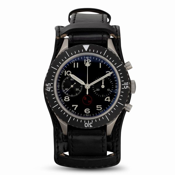 Orologio replica Bund in titanio movimento meccanico, cronografo due contatori, 43 mm  - Asta Watches - Associazione Nazionale - Case d'Asta italiane