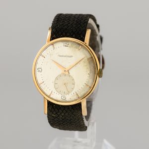 Jaeger-LeCoultre : Solo tempo carica manuale in oro giallo 18k, quadrante Argent� e piccoli secondi ad ore sei, 35 mm  - Asta Watches - Associazione Nazionale - Case d'Asta italiane