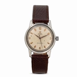 OMEGA - Seamaster in acciaio carica manuale, quadrante Argent� con indici applicati, 33 mm