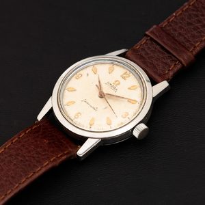 OMEGA : Seamaster in acciaio carica manuale, quadrante Argent� con indici applicati, 33 mm  - Asta Watches - Associazione Nazionale - Case d'Asta italiane