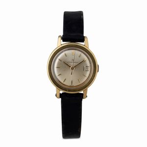 ETERNA-MATIC - Orologio da donna in oro giallo 18k carica automatica con datario, scatola originale, 24 mm