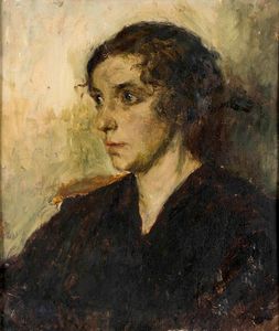 Quarti Eugenio - Ritratto di donna, 1917