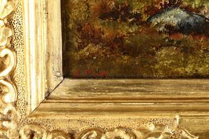 Diaz de la Pena Narcisse : Paisage Environ de Fontainebleau  - Asta Dipinti del XIX e XX secolo - Associazione Nazionale - Case d'Asta italiane