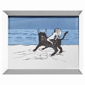 GUTTUSO RENATO - RENATO GUTTUSO E MISTER LUNA