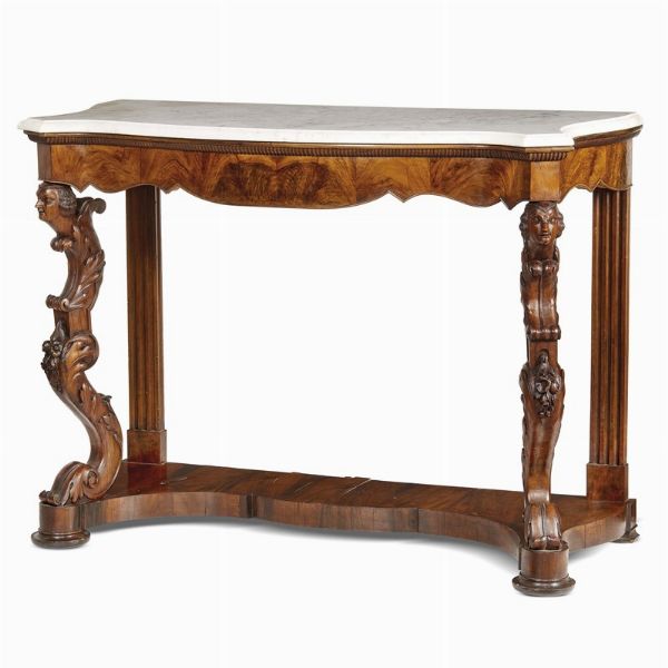 COPPIA DI CONSOLE, TOSCANA, SECONDA MET&Agrave; SECOLO XIX  - Asta INTERNATIONAL FINE ART - Associazione Nazionale - Case d'Asta italiane