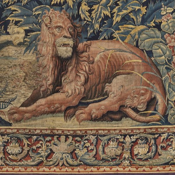 RARO ARAZZO, MANIFATTURA BRABANT, BRUXELLES, SECONDA MET� SECOLO XVI  - Asta INTERNATIONAL FINE ART - Associazione Nazionale - Case d'Asta italiane