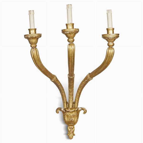 QUATTRO APPLIQUES, GENOVA, SECOLO XVIII  - Asta INTERNATIONAL FINE ART - Associazione Nazionale - Case d'Asta italiane