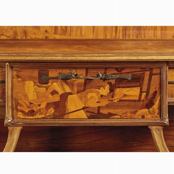 CREDENZA ETAG�RE, �MILE GALL�, FRANCIA 1900 CIRCA  - Asta INTERNATIONAL FINE ART - Associazione Nazionale - Case d'Asta italiane
