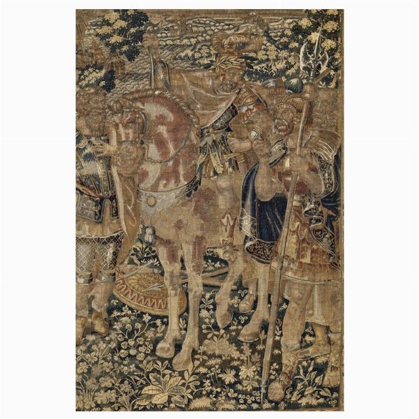 ARAZZO, FIANDRE, SECOLO XVII  - Asta INTERNATIONAL FINE ART - Associazione Nazionale - Case d'Asta italiane