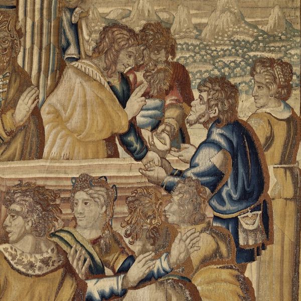 ARAZZO, FIANDRE, PROBABILMENTE BRUXELLES O OUDENAARDE, 1600-1630  - Asta INTERNATIONAL FINE ART - Associazione Nazionale - Case d'Asta italiane