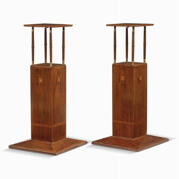 COPPIA DI GUERIDON, VIENNA, PRIMA MET� SECOLO XIX  - Asta INTERNATIONAL FINE ART - Associazione Nazionale - Case d'Asta italiane