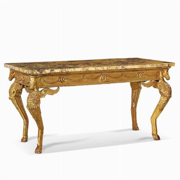 TAVOLO DA CENTRO, ROMA, MET&Agrave; SECOLO XVIII  - Asta INTERNATIONAL FINE ART - Associazione Nazionale - Case d'Asta italiane