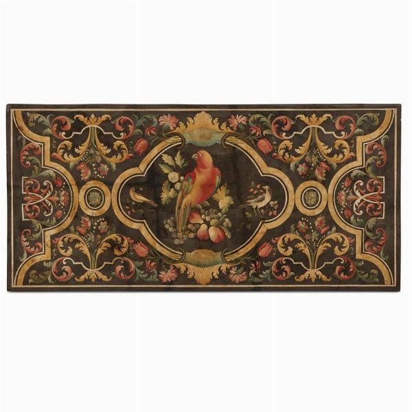 PIANO IN SCAGLIOLA, ITALIA SETTENTRIONALE, AMBITO DI GIOVANNI LEONI, FINE SECOLO XVII  - Asta INTERNATIONAL FINE ART - Associazione Nazionale - Case d'Asta italiane