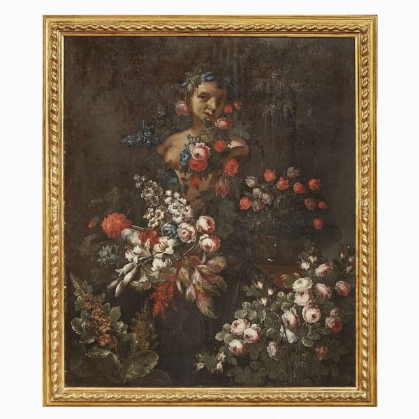 Scuola napoletana, seconda met� secolo XVII  - Asta INTERNATIONAL FINE ART - Associazione Nazionale - Case d'Asta italiane
