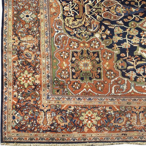 TAPPETO SAROUK MAHAL, PERSIA, MET&Agrave; SECOLO XIX  - Asta INTERNATIONAL FINE ART - Associazione Nazionale - Case d'Asta italiane