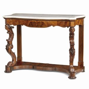 COPPIA DI CONSOLE, TOSCANA, SECONDA MET&Agrave; SECOLO XIX  - Asta INTERNATIONAL FINE ART - Associazione Nazionale - Case d'Asta italiane