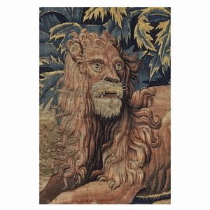 RARO ARAZZO, MANIFATTURA BRABANT, BRUXELLES, SECONDA MET� SECOLO XVI  - Asta INTERNATIONAL FINE ART - Associazione Nazionale - Case d'Asta italiane