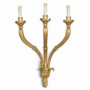 QUATTRO APPLIQUES, GENOVA, SECOLO XVIII  - Asta INTERNATIONAL FINE ART - Associazione Nazionale - Case d'Asta italiane