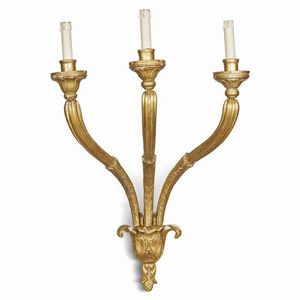 QUATTRO APPLIQUES, GENOVA, SECOLO XVIII  - Asta INTERNATIONAL FINE ART - Associazione Nazionale - Case d'Asta italiane