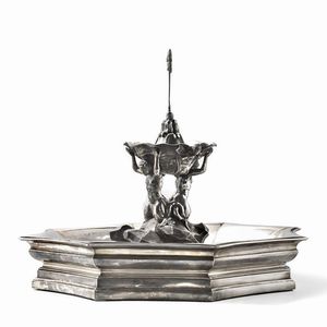 FONTANA DA TAVOLO, ROMA, SECOLO XX  - Asta INTERNATIONAL FINE ART - Associazione Nazionale - Case d'Asta italiane