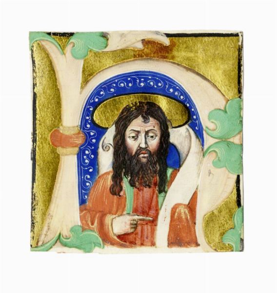 Capolettera miniato.  - Asta Arte Antica [Parte I] - Associazione Nazionale - Case d'Asta italiane