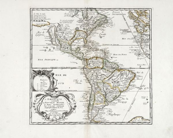PIERRE DUVAL : L'Amerique autrement le Nouveau Monde et Indes Occidentales.  - Asta Arte Antica [Parte I] - Associazione Nazionale - Case d'Asta italiane