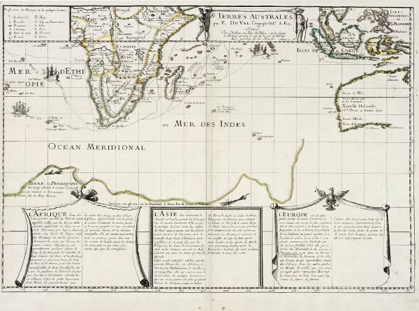 PIERRE DUVAL : Terres australes.  - Asta Arte Antica [Parte I] - Associazione Nazionale - Case d'Asta italiane