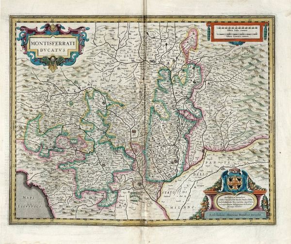HENDRICK HONDIUS : Montisferrati Ducatus.  - Asta Arte Antica [Parte I] - Associazione Nazionale - Case d'Asta italiane