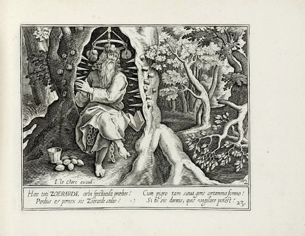 JEAN LE CLERC : Trophaeum Vitae Solitariae.  - Asta Arte Antica [Parte I] - Associazione Nazionale - Case d'Asta italiane