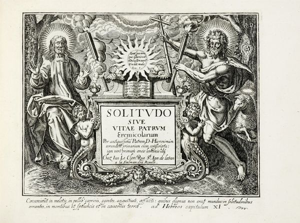 JEAN LE CLERC : Trophaeum Vitae Solitariae.  - Asta Arte Antica [Parte I] - Associazione Nazionale - Case d'Asta italiane