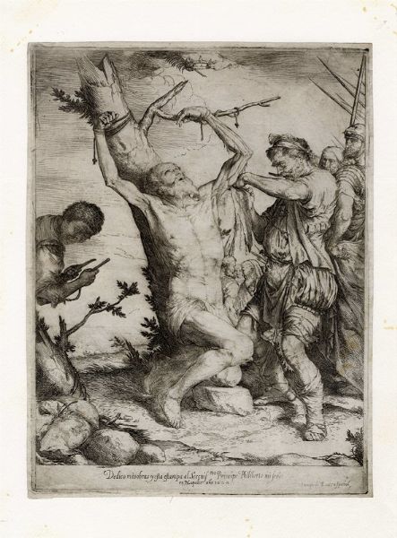 JUSEPE (DE) RIBERA : Martirio di San Bartolomeo.  - Asta Arte Antica [Parte I] - Associazione Nazionale - Case d'Asta italiane