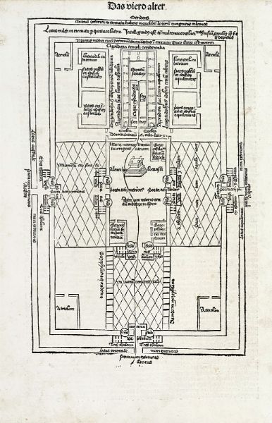 Hartmann Schedel : La Menorah e altre tavole di Judaica.  - Asta Arte Antica [Parte I] - Associazione Nazionale - Case d'Asta italiane