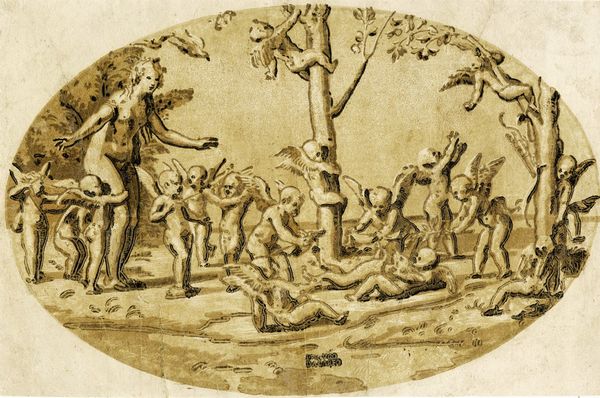 Ugo da Carpi : Venere e amorini.  - Asta Arte Antica [Parte I] - Associazione Nazionale - Case d'Asta italiane