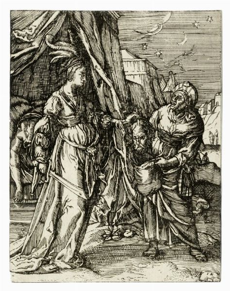 CHRISTOFFEL VAN SICHEM : Giuditta con la testa di Oloferne.  - Asta Arte Antica [Parte I] - Associazione Nazionale - Case d'Asta italiane
