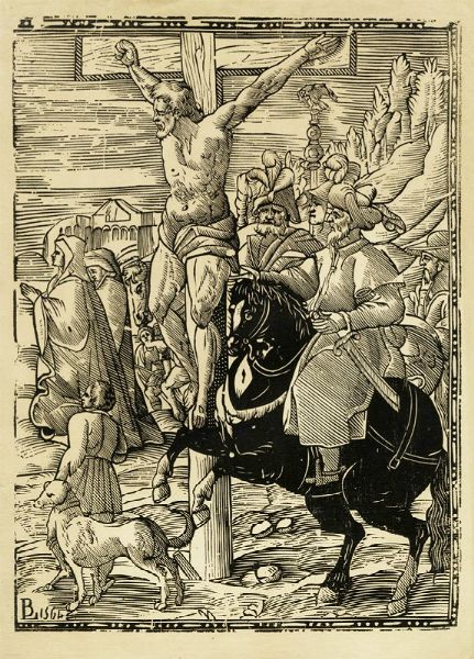 Mater dolorosa (Madonna dei sette dolori) e altre tre stampe devozionali popolari.  - Asta Arte Antica [Parte I] - Associazione Nazionale - Case d'Asta italiane