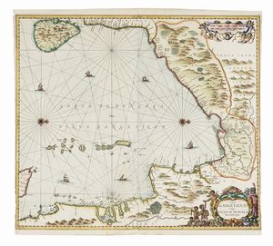 JOHANNES JANSSONIUS - Sinus Gangeticus, Vulgo Golfo de Bengala Nova descriptio.