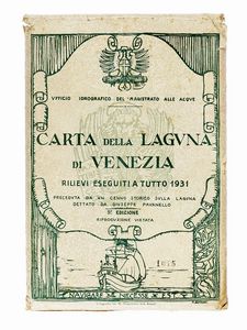 RAFFAELE MOLIN - Carta Topografica della Laguna di Venezia.