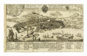GIOVANNI FEDERICO PESCHE - Fidelissimae urbis neapolitanae cum omnibus locis accurata et nova delineatio.