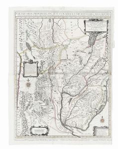 GIOVANNI PETROSCHI - Paraquariae provinciae Soc. Iesu cum adjacentib. novissima descriptio Post iteratas per egrinationes & plures observationes Patrum Missionariorum ejusdem Soc. tum hujus Provinciae cum & Peruanae accuratissime delineata & emendata Ann.1732.