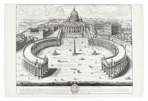 GIOVANNI BATTISTA FALDA - La Basilica Vaticana consacrata al Principe de gli Apostoli...