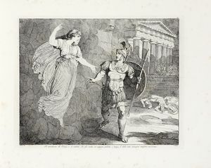 Bartolomeo Pinelli : L'Eneide di Virgilio Tradotta da Clemente Bondi / Inventata ed incisa all'acquaforte da / Bartolomeo Pinelli romano.  - Asta Arte Antica [Parte I] - Associazione Nazionale - Case d'Asta italiane