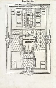 Hartmann Schedel : La Menorah e altre tavole di Judaica.  - Asta Arte Antica [Parte I] - Associazione Nazionale - Case d'Asta italiane