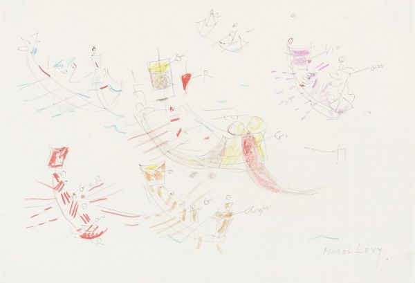 Moses Levy : Capriccio.  - Asta Arte Moderna e Contemporanea [Parte II] - Associazione Nazionale - Case d'Asta italiane