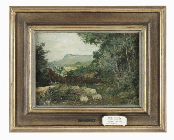 Attilio Pratella : Agnano.  - Asta Arte Moderna e Contemporanea [Parte II] - Associazione Nazionale - Case d'Asta italiane