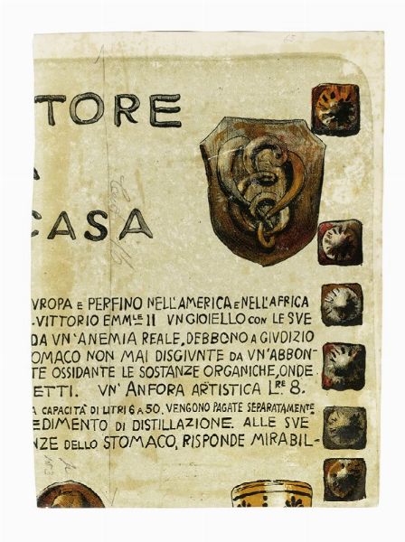 Giulio Aristide Sartorio : Raccolta di disegni originali per Le feste romane di Ruggero Bonghi illustrate da Giulio Aristide Sartorio e Ugo Fleres. Milano, Hoepli, 1891.  - Asta Arte Moderna e Contemporanea [Parte II] - Associazione Nazionale - Case d'Asta italiane