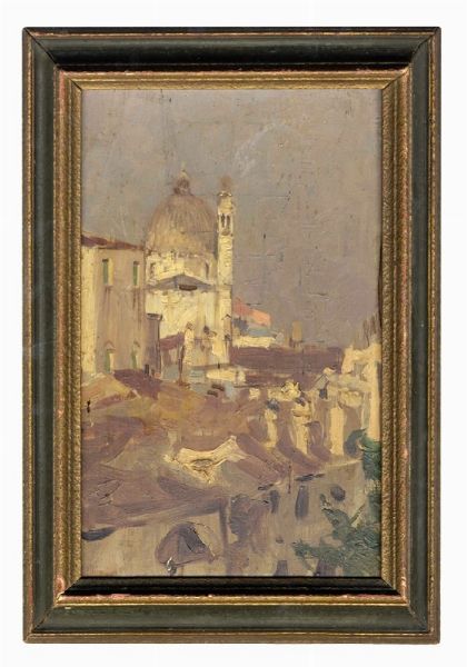 MARIA SBROIAVACCA IPPOLITI : Scorcio veneziano.  - Asta Arte Moderna e Contemporanea [Parte II] - Associazione Nazionale - Case d'Asta italiane