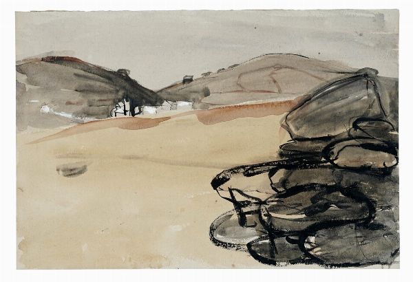 DOUGLAS SWAN : Lotto composto di 6 disegni.  - Asta Arte Moderna e Contemporanea [Parte II] - Associazione Nazionale - Case d'Asta italiane